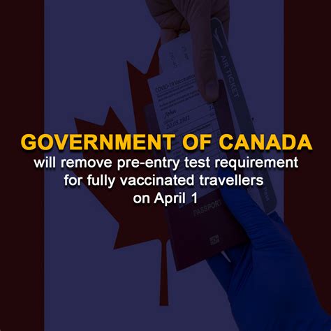 Government of Canada will remove pre